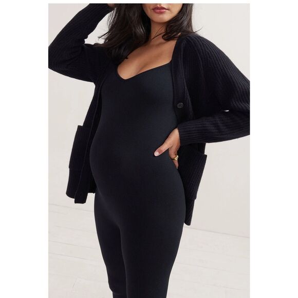 NWOT HATCH The Body Rib Unitard, Small, black $140 F34 - Picture 3 of 11